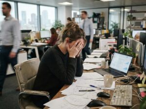unglücklich im Job